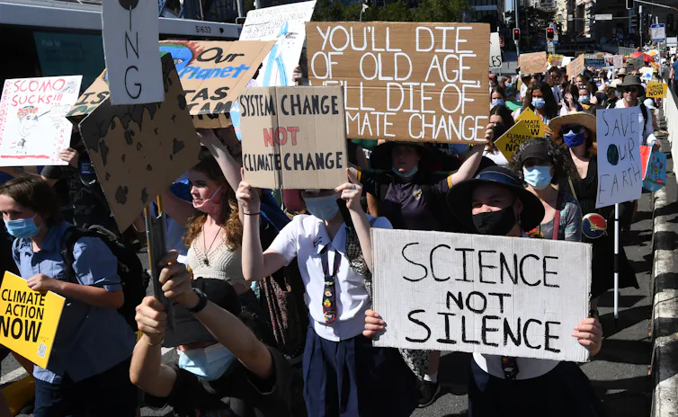 Climate protesters