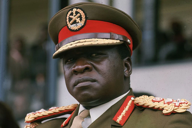 General Idi Amin in military uniform