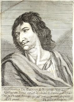 Illustration of Savinien de Cyrano de Bergerac.