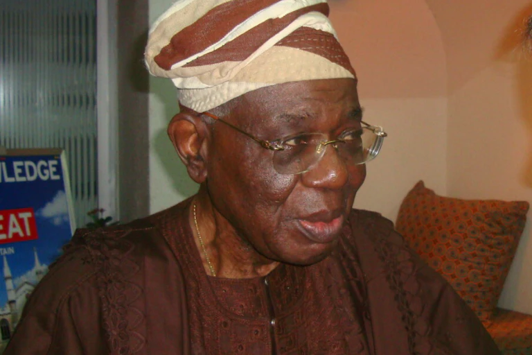An image of Ernest Shonekan