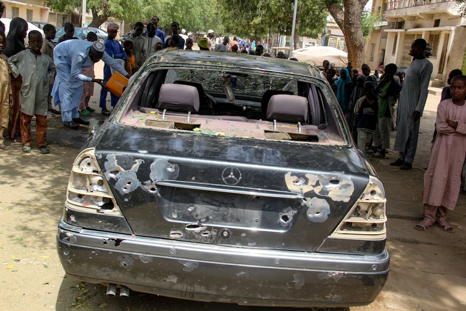 Boko Haram jihadists attacked the Nigerian city of Maiduguri in the volatile northeast, killing 16 people, including nine children who were playing football in a field, local militia told AFP February 24, 2021.