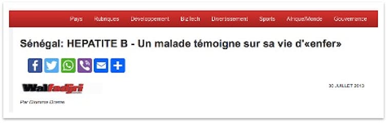 Titre sur la « vie d’enfer » que subit un malade