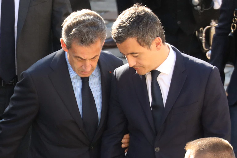 Gérald Darmanin et Nicolas Sarkozy