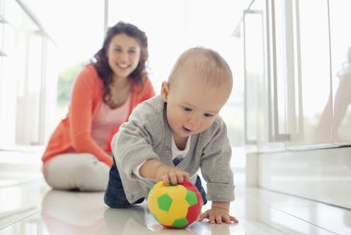 Infants need lots of active movement and play – and there are simple ways to help them get it