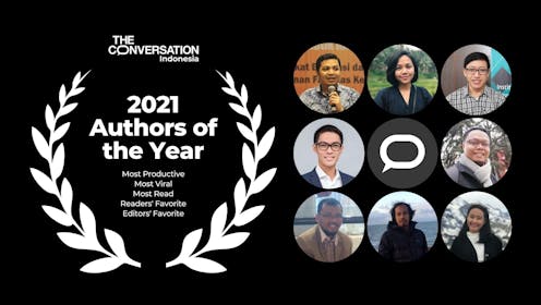 The Conversation Indonesia umumkan penulis terbaik 2021 dengan kategori baru pilihan pembaca