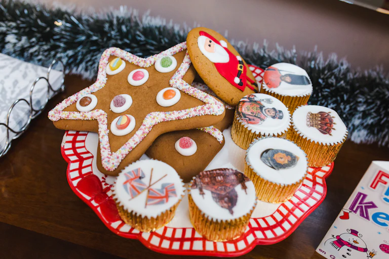 A selection of cakes.