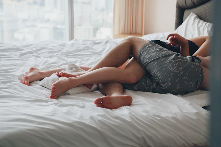 Couple in bed