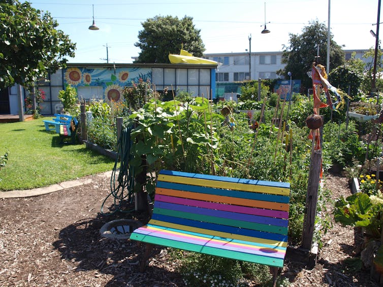 Community garden.