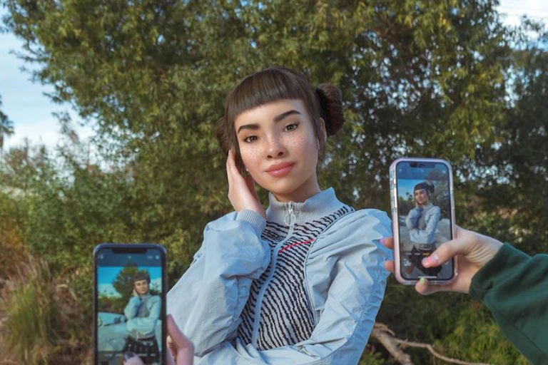 Virtual influencer lilmiquela