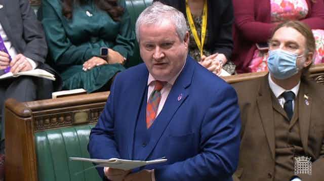 SNP leader Ian Blackford speaking in the House of Commons.