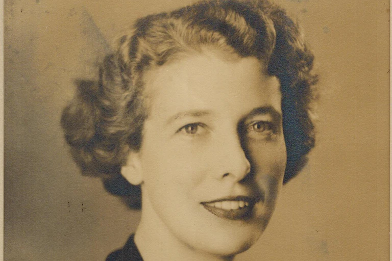 A portrait of Florence Bell.