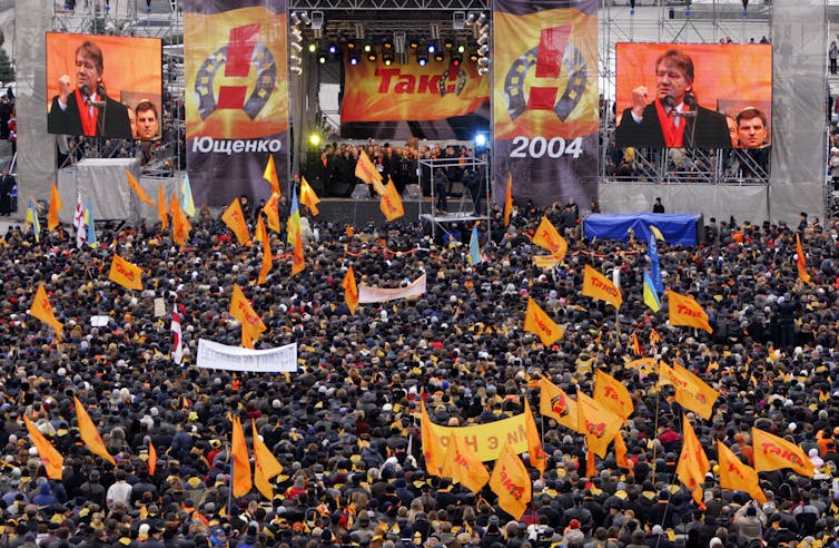 Orange Revolution in 2004.