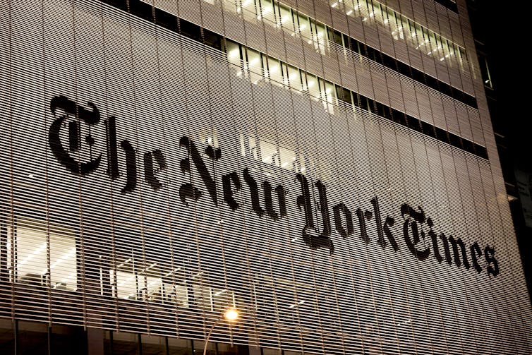 New York Times HQ.