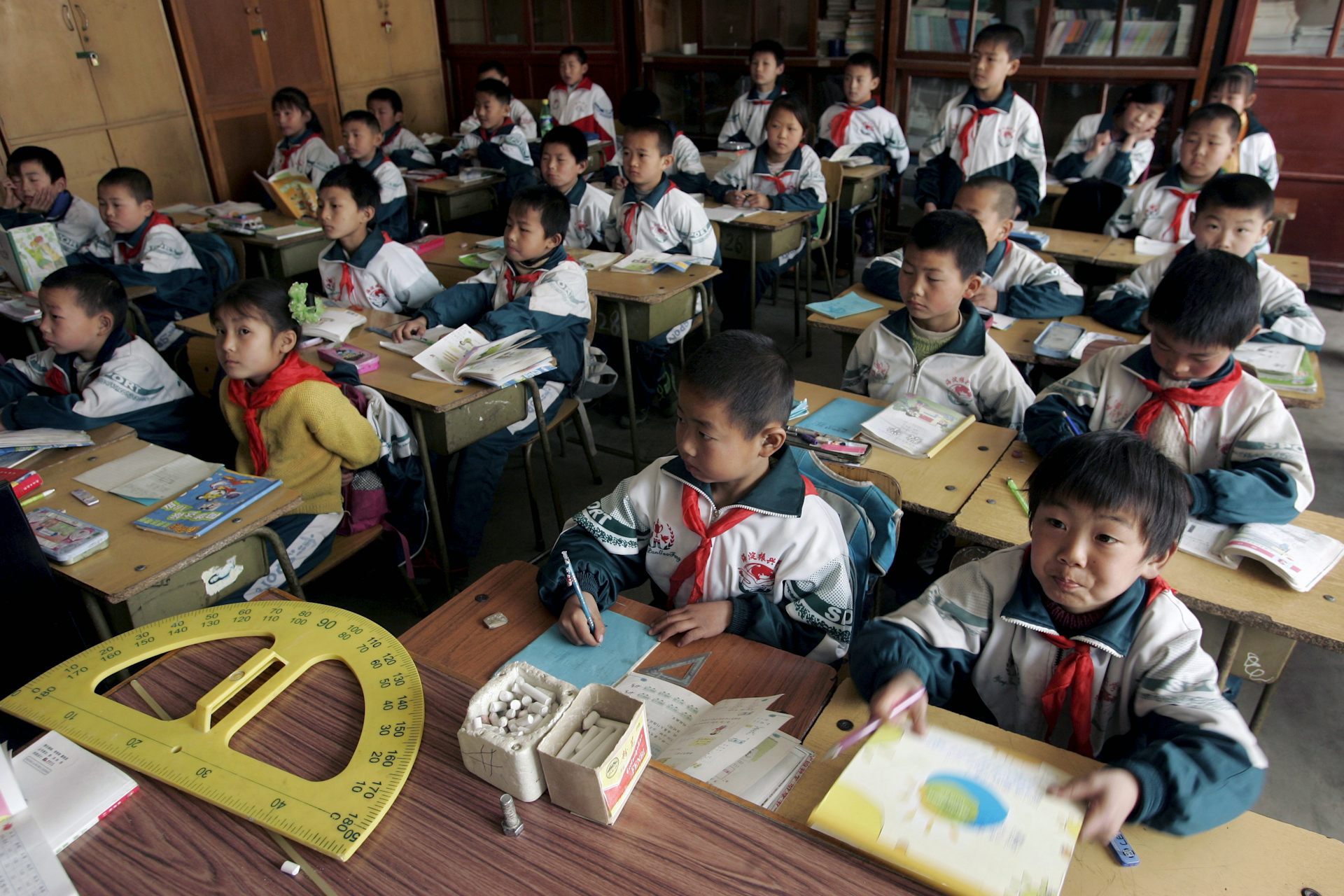 Китайские школьники
