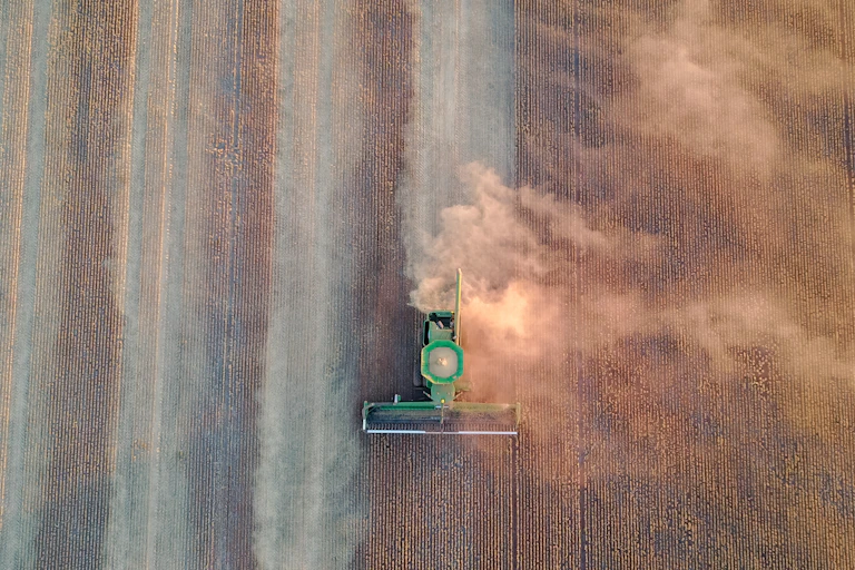 Harvesting crops