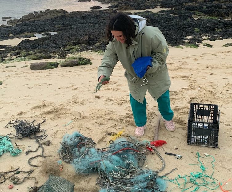 Un filet de pêche biodégradable pour limiter la pollution plastique