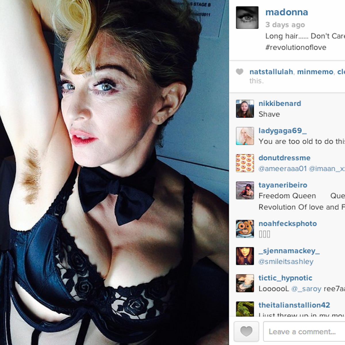 The truth about Madonna's hairy armpits and sexy older women