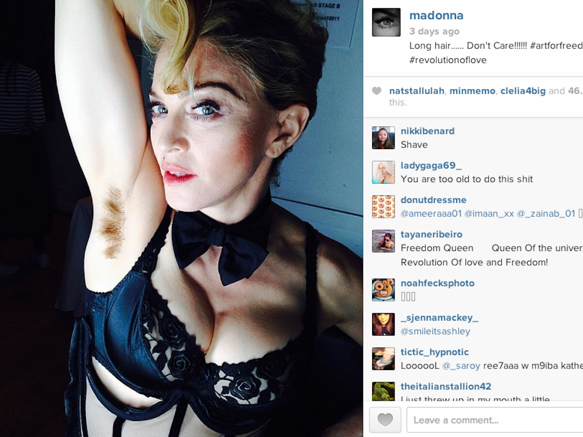 The Truth About Madonna S Hairy Armpits And Sexy Older Women The Truth About Madonna S Hairy Armpits And Sexy Older Women