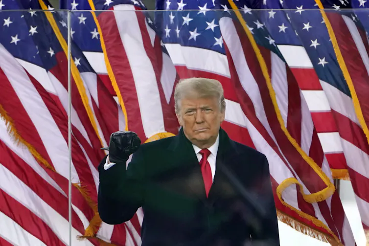 Former US president Donald Trump.