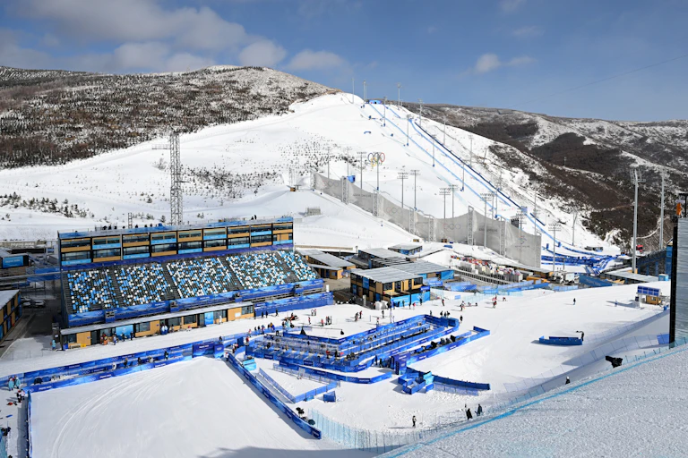 General view of event setup at Beijing Olympics