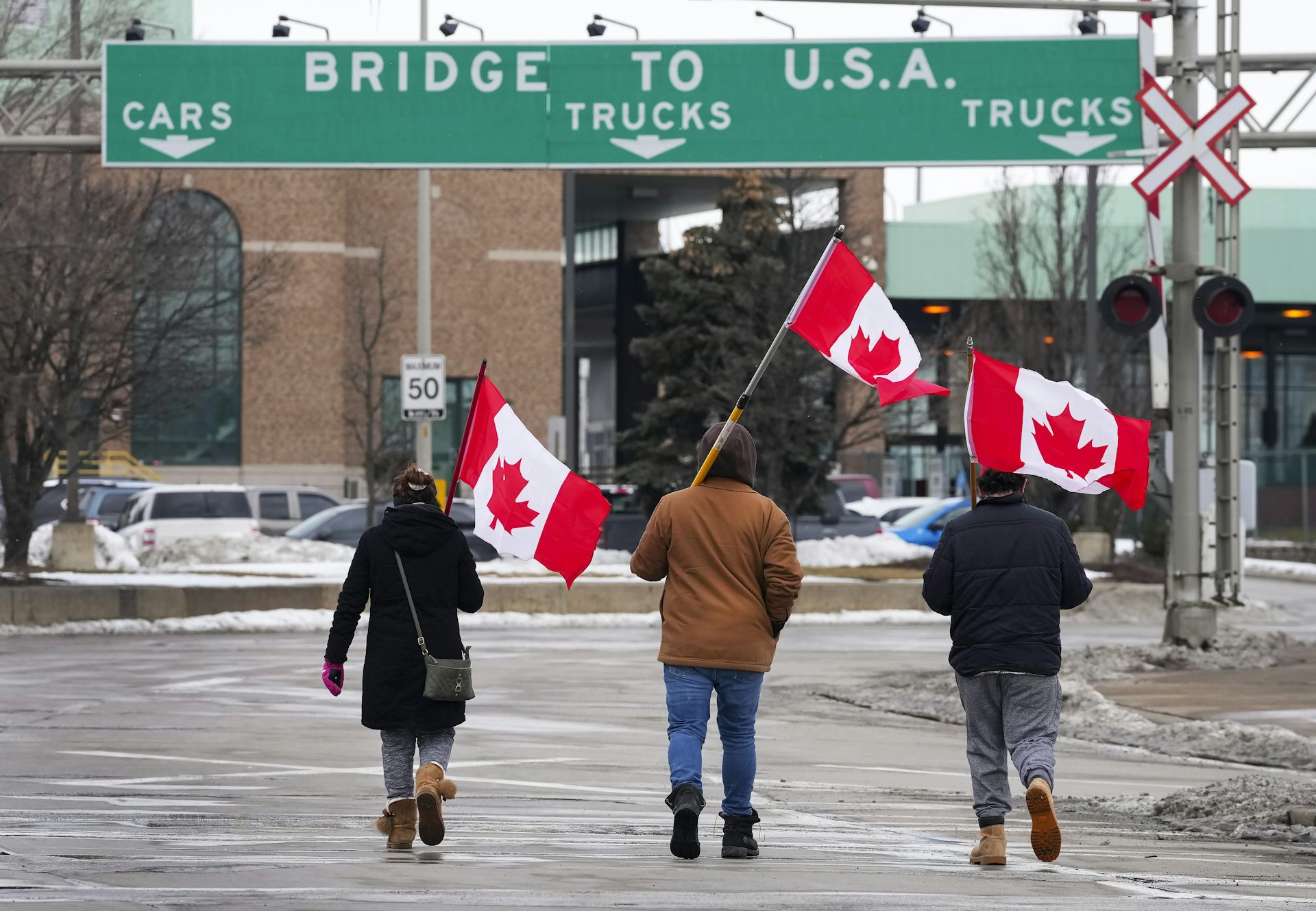What the Ambassador Bridge 'freedom convoy' blockade means for Canada-U.S.  trade