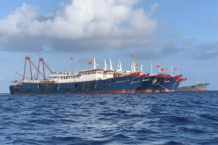 Chinese vessels in the South China Sea