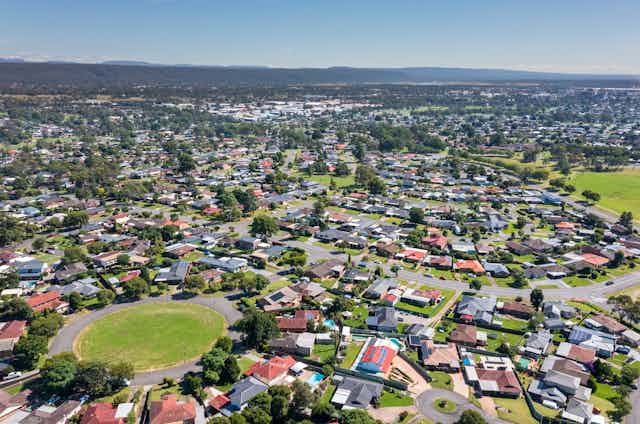 Aerial view of South Penrith