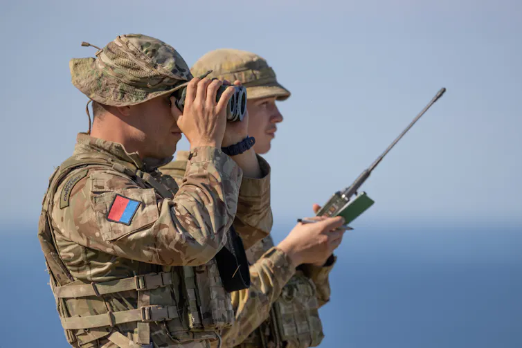 Talisman Sabre military exercises between Australia and the US.