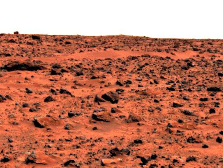 Red rocky terrain
