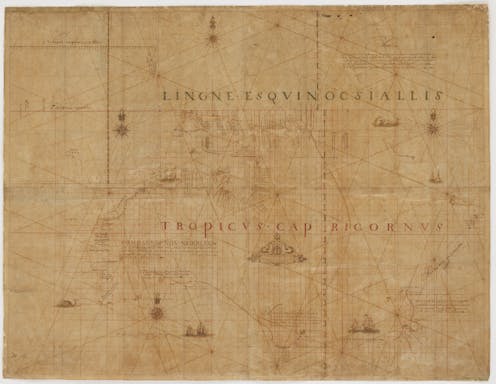 how the NSW State Library came to own the map of Abel Tasman's voyages