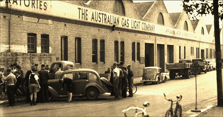 Australian Gas Light company, established in 1837. AGL