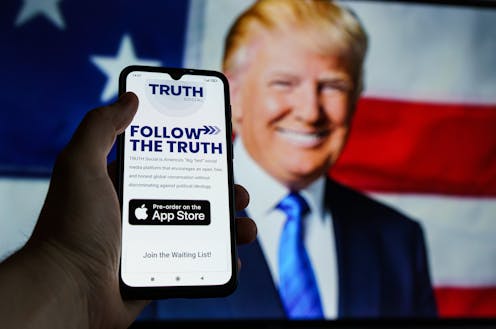 a look at Truth Social, Trump's ethically dubious social media platform
