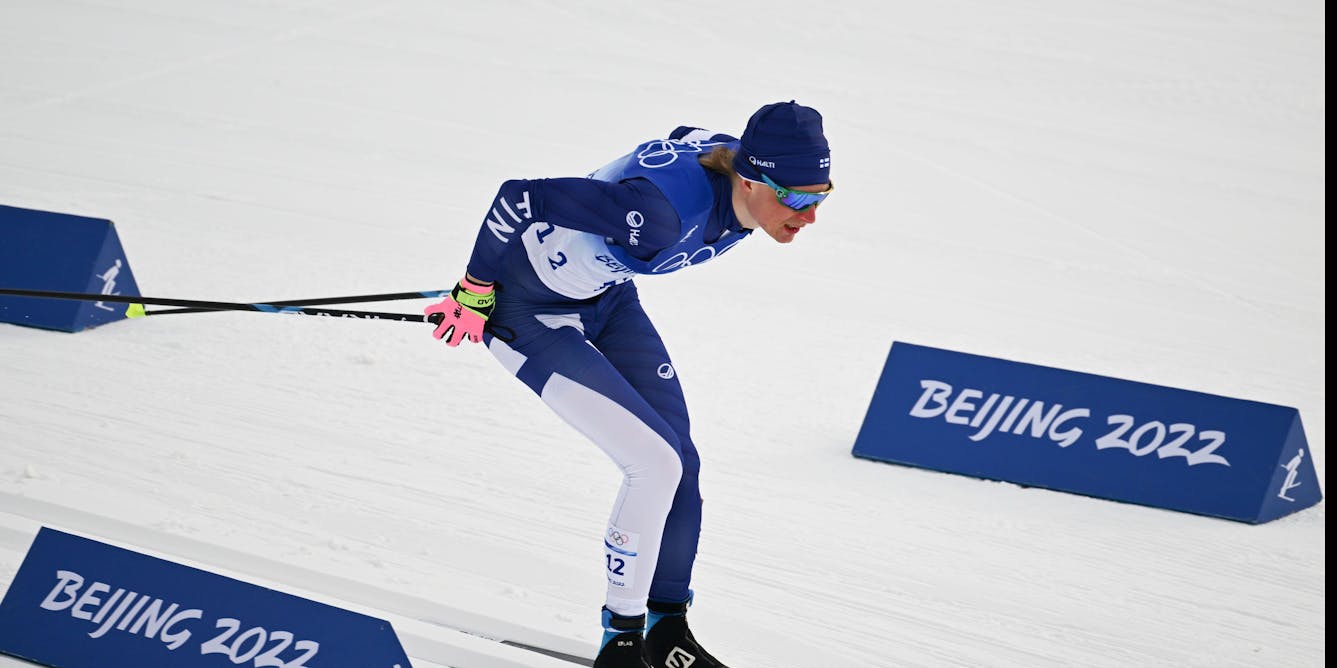 Finnish Skier Frostbite