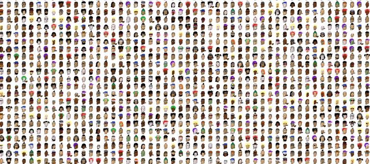 La variedad existente de CryptoPunks. CryptoPunks La variedad existente de CryptoPunks. CryptoPunks