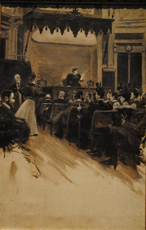 Cuando Emilia Pardo Bazán entró en el Ateneo Cuando Emilia Pardo Bazán entró en el Ateneo