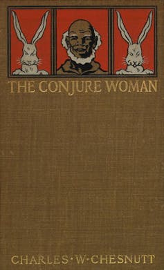 Book cover with elderly Black man and two rabbits.