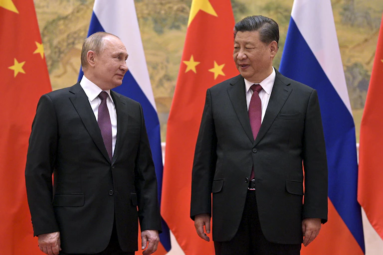 Vladimir Putin and Xi Jinping