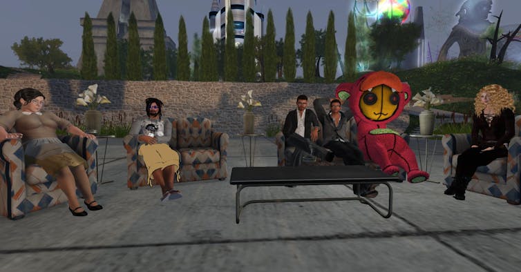 Screenshot del gioco Second Life.