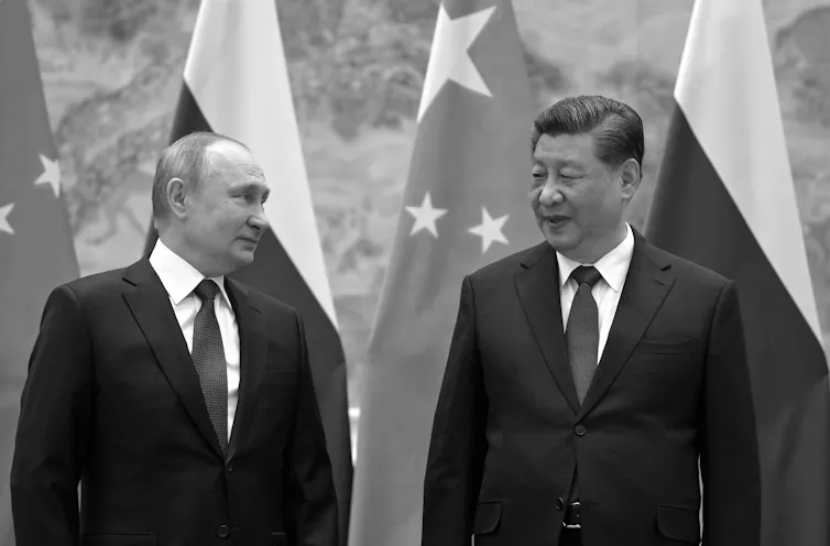 Vladimir Putin and President Xi Jinping of China