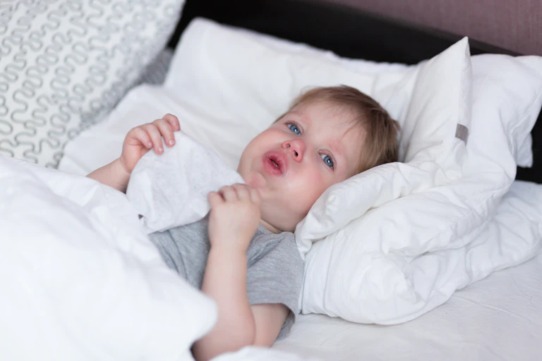 Baby coughing