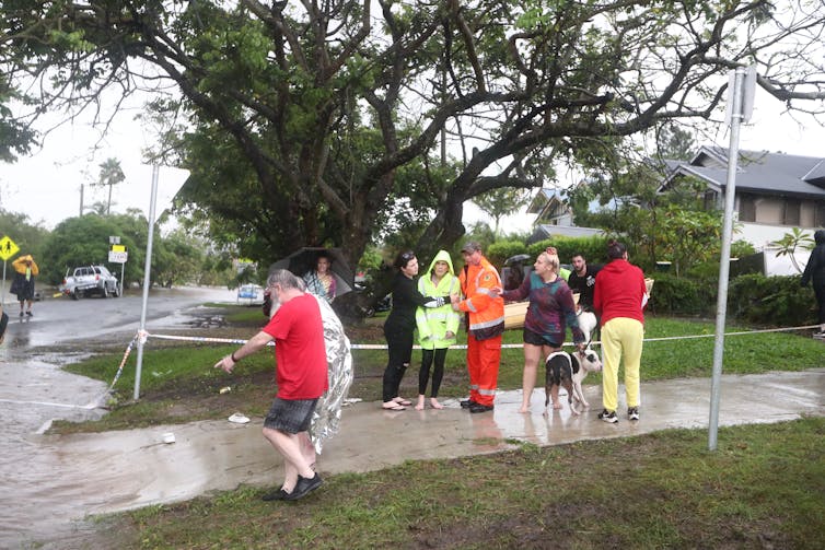 Flooding occurs in the town of Lismore, northeastern New South Wales, Monday, February 28, 2022
