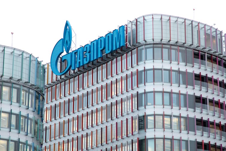 Gazprom headquarters in St Petersburg