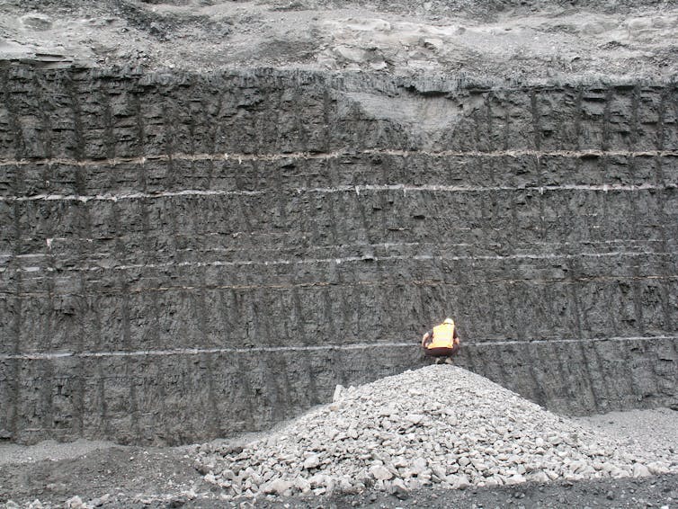 Ash layers in coal measures
