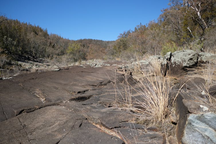 Eroded volcanoe