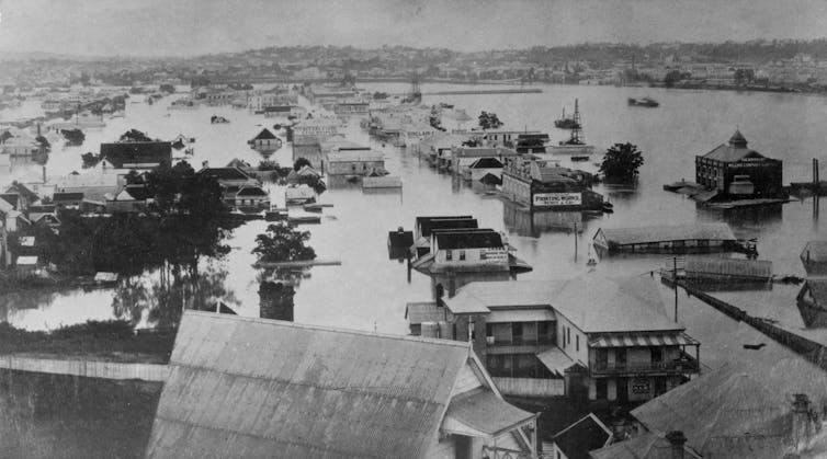 pondering the wisdom of placing our major galleries, libraries and theatres on the banks of a flood-prone river