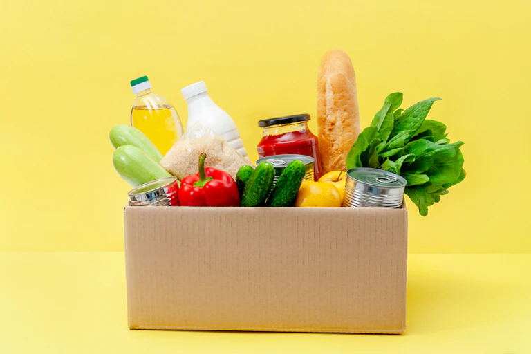 Box of groceries