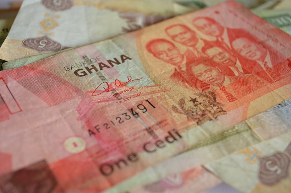 Ghana currency note
