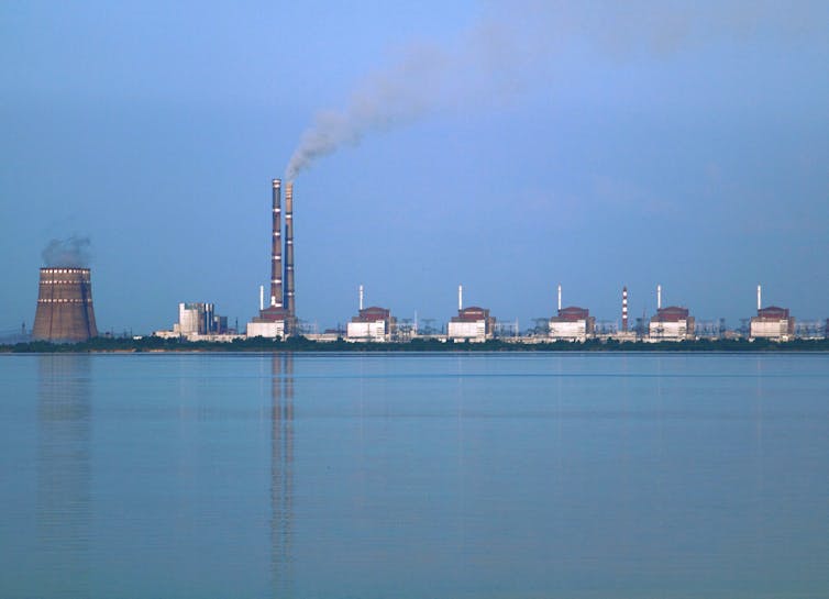 Imagen de los reactores de Zaporizhzhia.