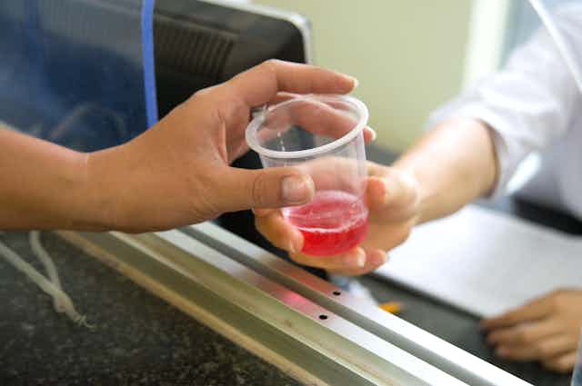 Patient receiving methadone