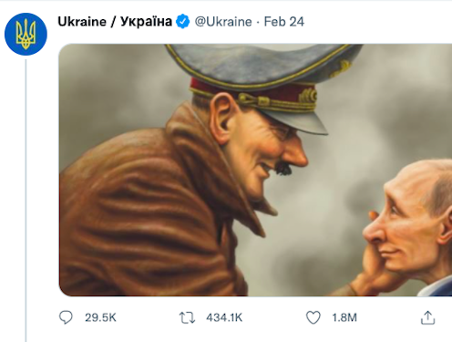 Ukraine’s Twitter account is a national version of real-time trauma processing